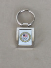 US Olympics Sixth Circle Key Chain & US Olympics London 2012 Pin Badge Medallion — photo 2