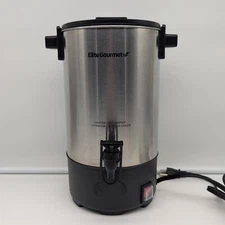 Elite Gourmet CCM-035# Maxi-Matic 30 Cup Stainless Steel Coffee Urn