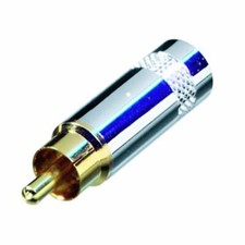 Neutrik Rean NYS352G RCA Cable Connector Plug in Gold with Large Nickel Handle