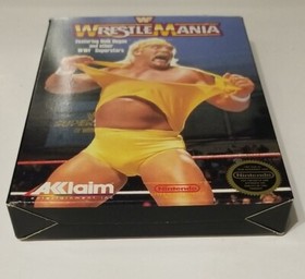 WWF WrestleMania (Nintendo Entertainment System1988) NES / CIB w Posters / VGC