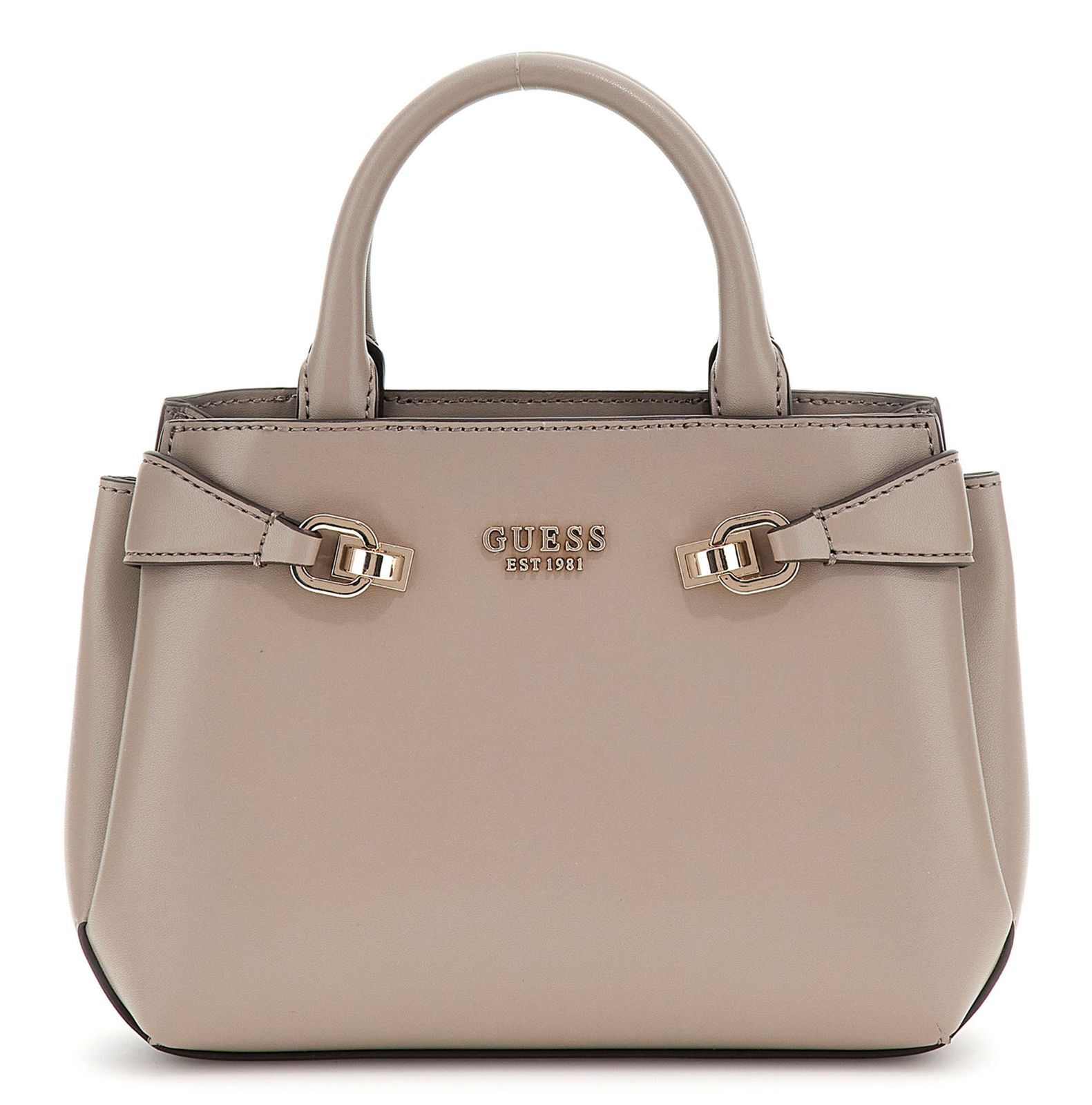 GUESS cross body bag Lorelei Mini Satchel Dark Taupe