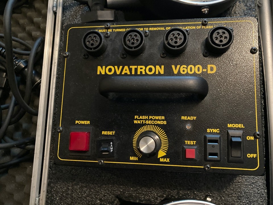 Kit Studio Flash Novatron VR500 - 3 Têtes, 500W, Occasion - Faites Une Offre !