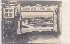 A1718) DISTRETTO MILITARE DI PISTOIA. BIPARTITA AL VERSO.