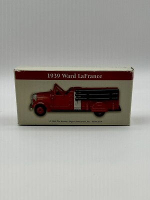 1939 Ward LaFrance Fire Truck 1/64 Scale 1999 Readers Digest No HF-430 Die Cast
