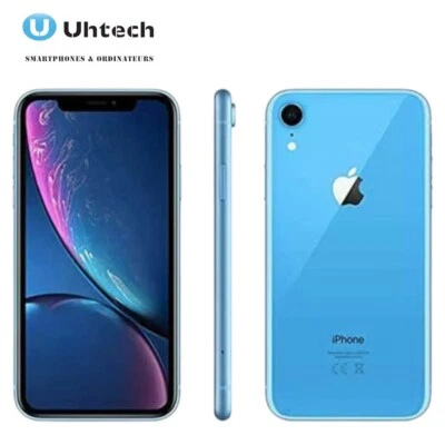 iPhone XR 64 Go - Bleu - Sans Face ID - Débloqué - Photo 1/4