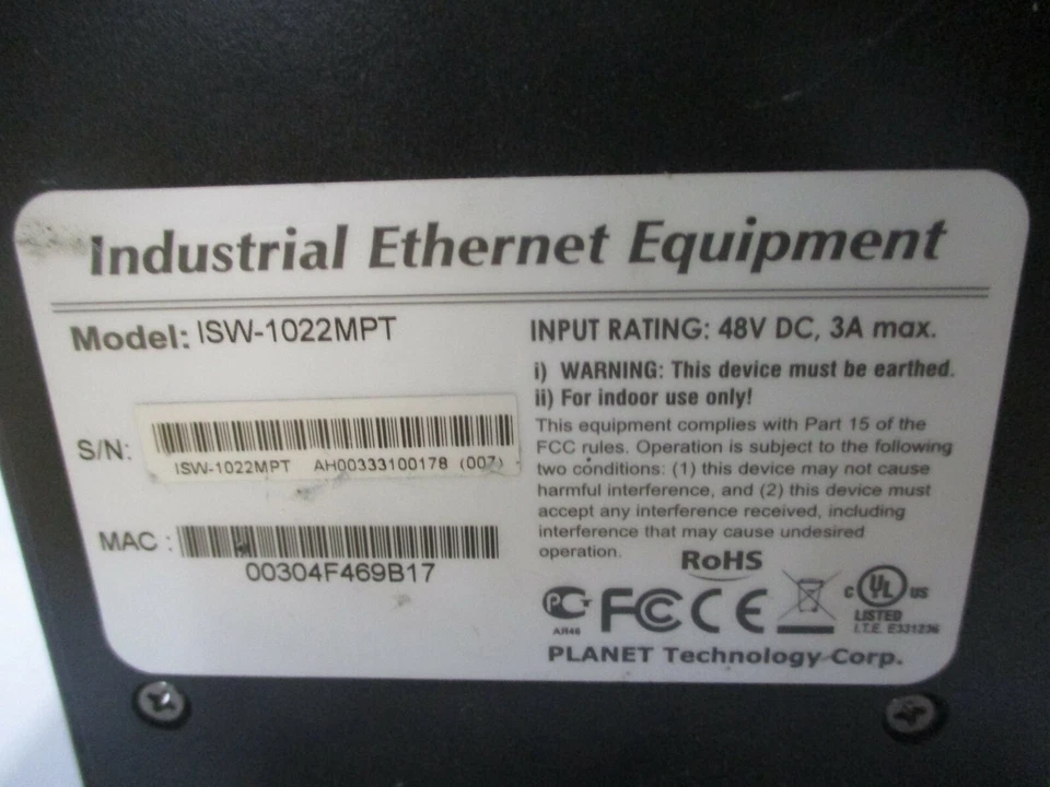PLANET ISW-1022MPT 8-Port 10/100Mbps + 2-Port Gigabit TP/SFP Combo PoE Managed  - Image 4 of 4