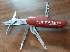 Swiss Style Army 11-tool Blade Pocket Knife Evan Williams Kentucky Whiskey