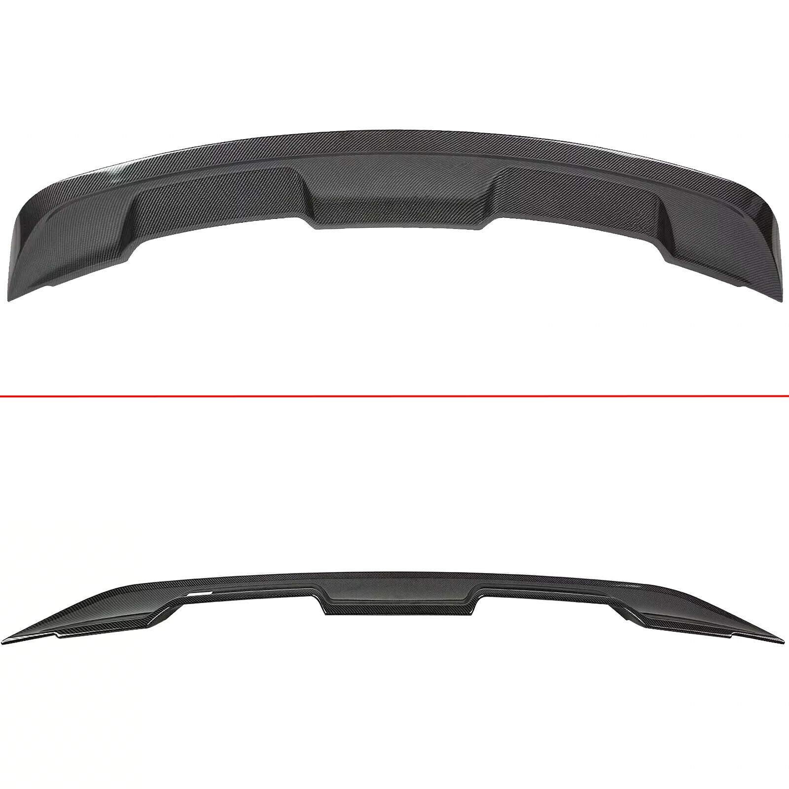 Rear Trunk Spoiler Wing for 2015-2024 Ford Mustang Gloss Carbon Fiber GT Style 