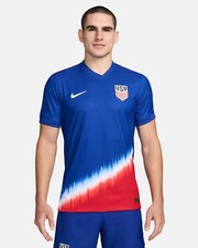 Nike Men's L USMNT DRI-FIT ADV Soccer Away Authentic Jersey FJ4264 417 MSRP $170