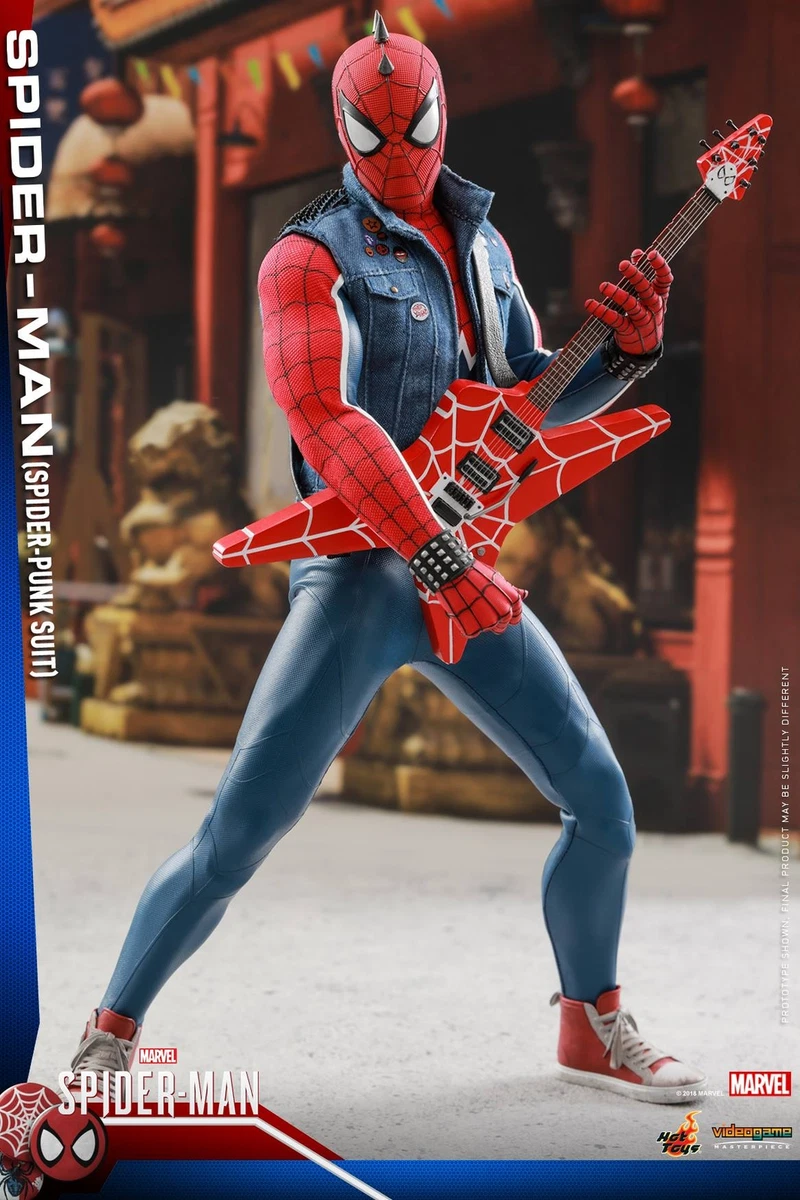 In Stock New Hot Toys 1 6 VGM32 Marvel s Spider Man Spider Punk