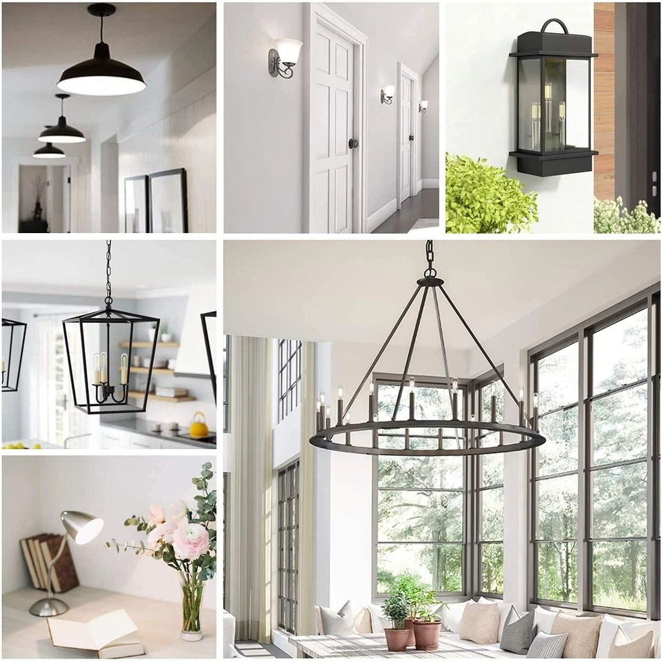 4Pack LED 15" T9 Long Filament Light Bulb, E26, 5W (40W), Clear, 2700K, 400LM - Image 2 of 4