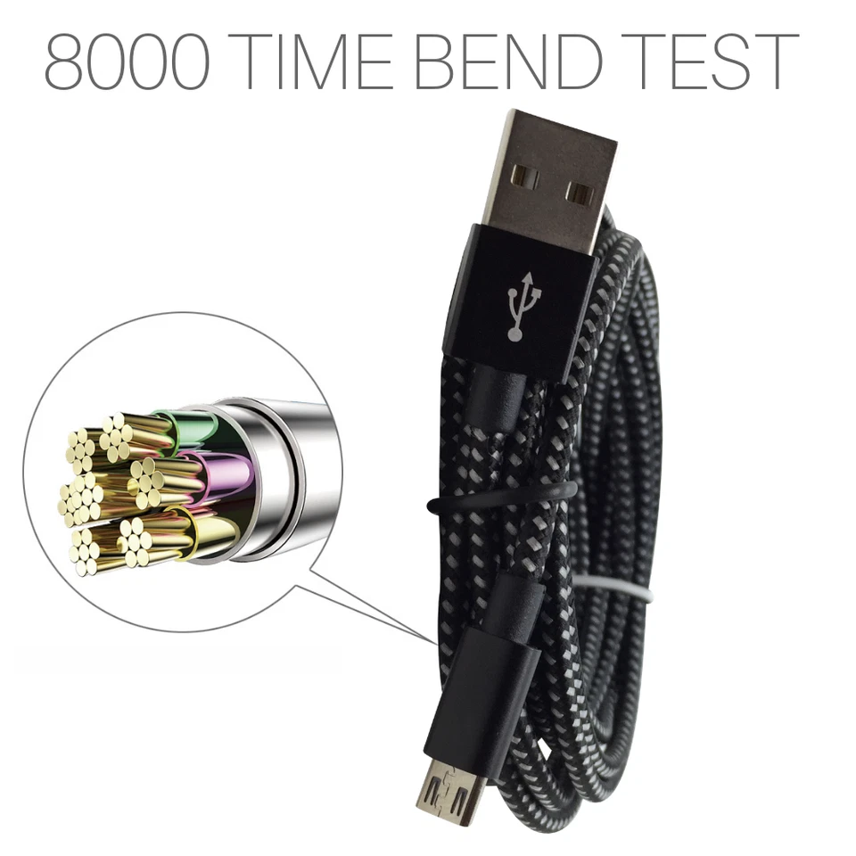 For Samsung Galaxy S6 S7 edge Android LG Fast Wall Charger 10FT Micro USB Cable - Image 4 of 4