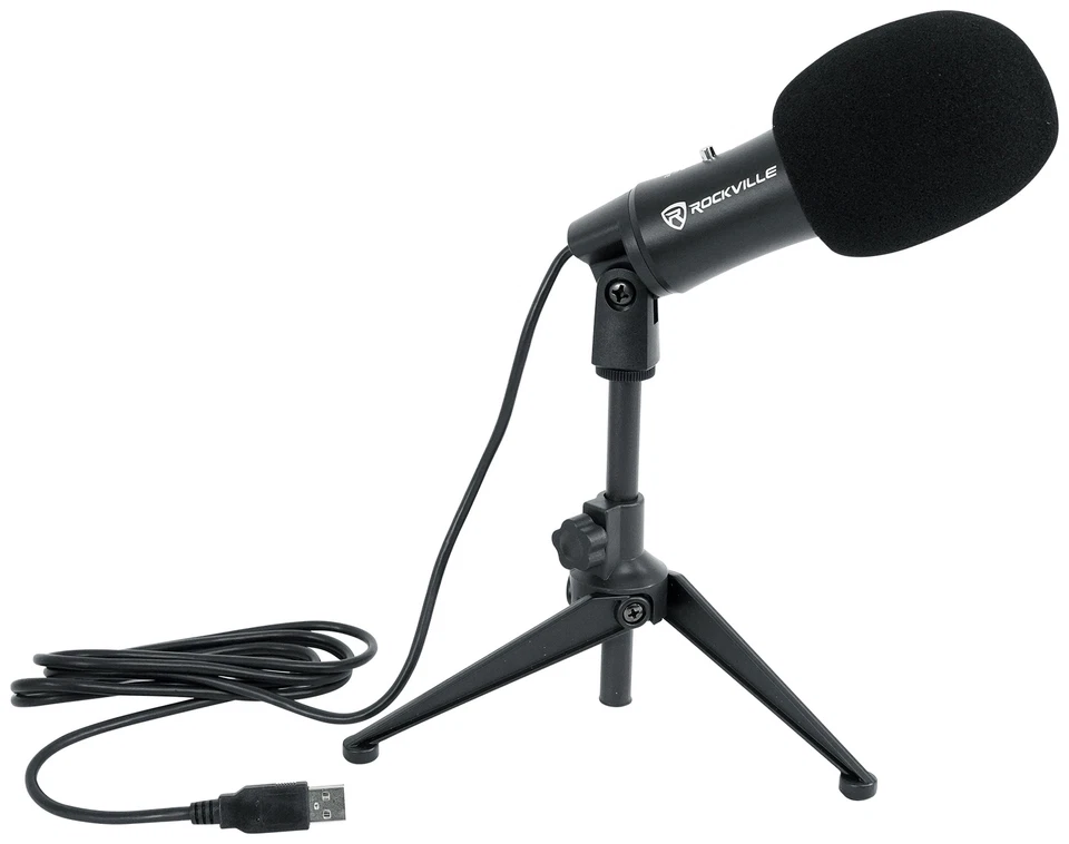 Rockville Z-STREAM USB Condenser Computer Microphone Youtube Zoom Podcasting Mic - Image 4 of 4