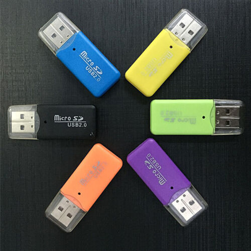 Hot Mini USB SD/MMC Memory Card Reader 480Mbps For Computer Laptop USB Car ^R1 - Picture 1 of 7