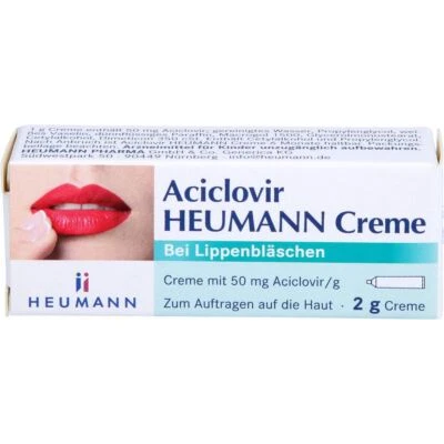 HEUMANN PHARMA GMBH & CO. GENERICA KG ACICLOVIR Heumann Creme 2 g PZN06977954