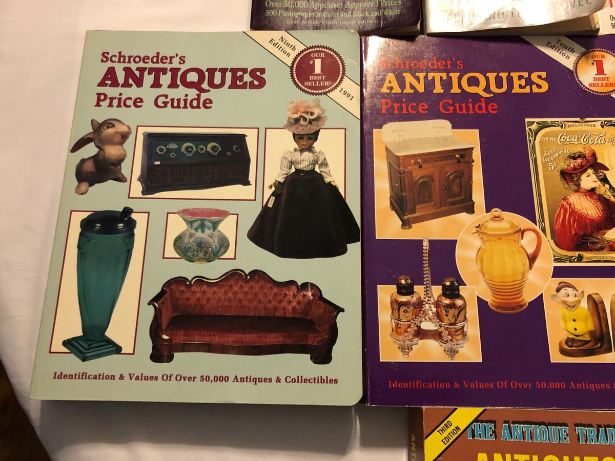 LOT OF 10 VINTAGE ANTIQUE & COLLECTIBLE GUIDES FOR 1 PRICE! | eBay