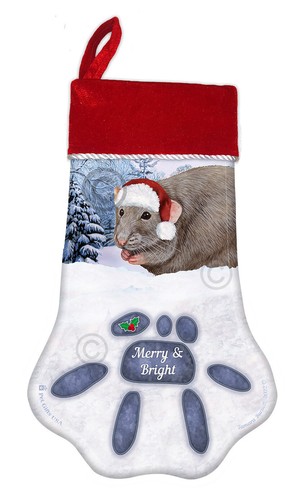 Rat Holiday Christmas Stocking - Picture 21 of 21