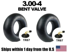 Two 3.00-4 / 260x85 / 10" x 3" Inner Tube Gas Electric Scooter Pocket Bike Tires