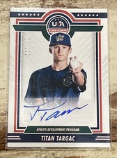 2022 Panini USA Baseball Athlete Development Program Si gnatures Titan Targac  