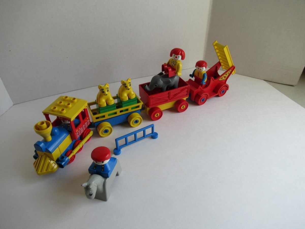 Lego Duplo Circus Group Circus Train Animals Clowns Vehicles