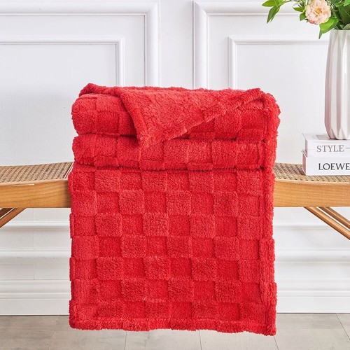 Extra Large Jacquard Throw Fluffy Warm Fleece Over Soft Sofa Bed Settee Blanket - Picture 110 of 180