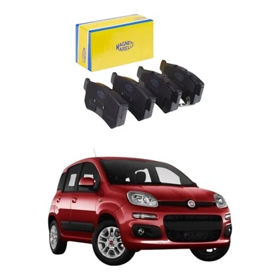 Magneti Marelli Set Pastilles de Frein Arrière pour FIAT Panda 3 (312) 2012 - Photo 1/3