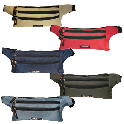 4 Fächer Bauchtasche Gürtel Hüft Jogging Tasche Erwachsene Unisex (90-120cm)