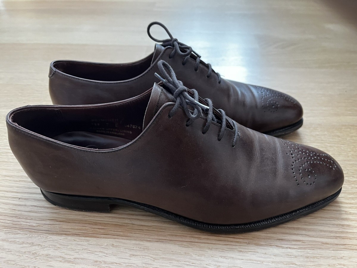 Crockett & Jones Shoes Mens US8 UK7 Weymouth Dark Brown Calf Crockett & Jones Shoes Mens US8 UK7 Weymouth Dark Brown Calf