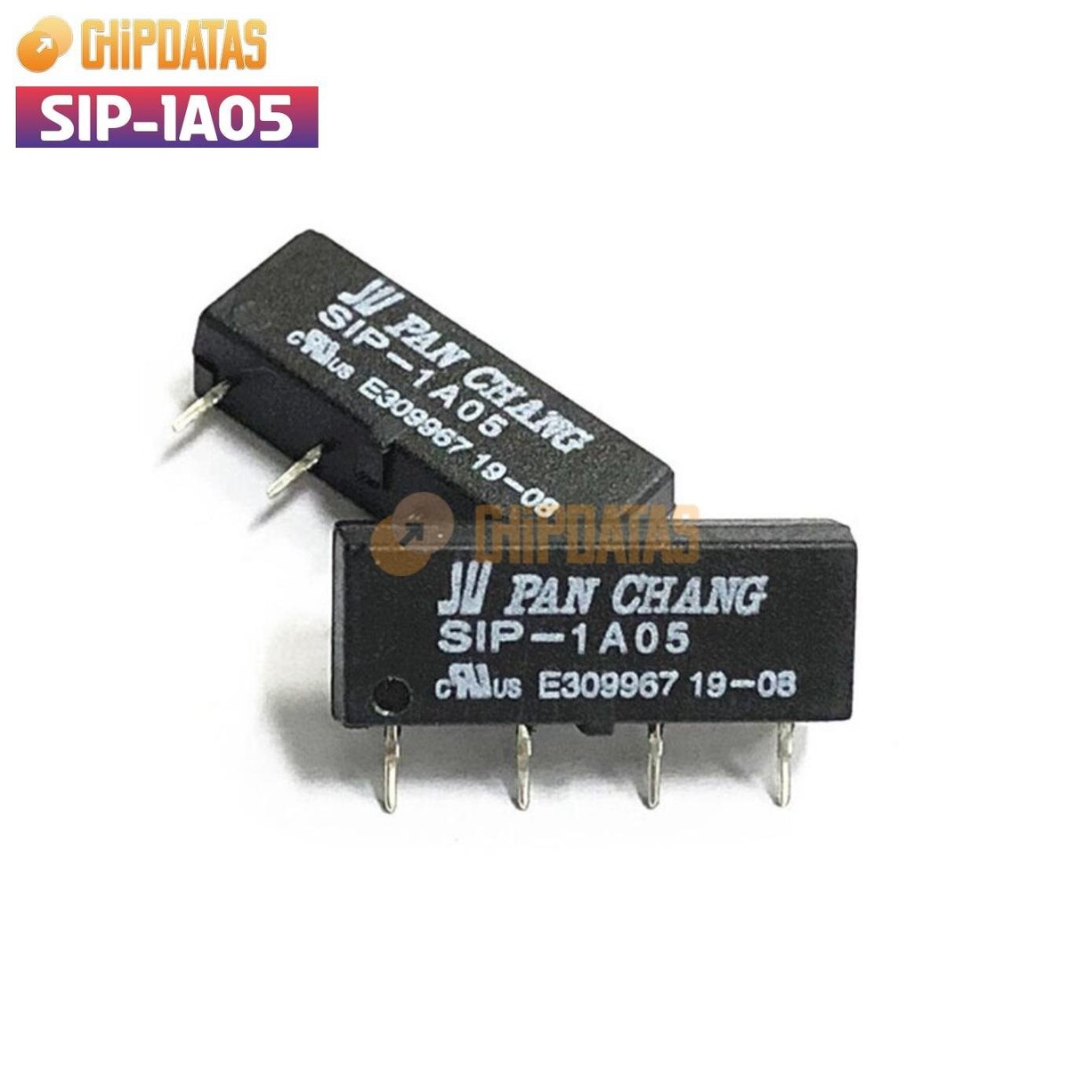 AmongSpring] New 20Pcs 5V Relay Sip-1A05 Reed Switch Relay 4Pin For Pan Chang Relay