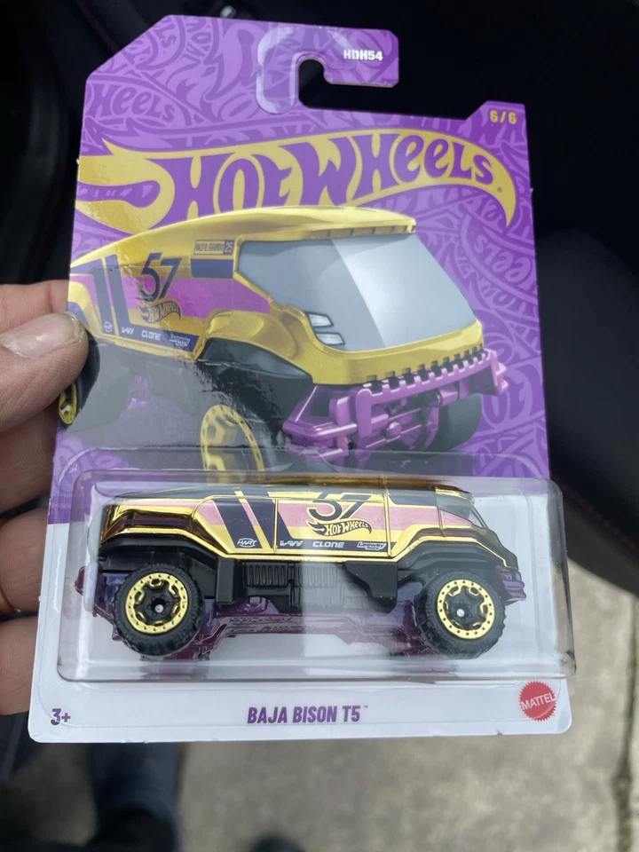 Hotwheels Pearl & Chrome 'Chase' Baja Bison T5 2025 - totalmente nuevo Foto 2 de 2