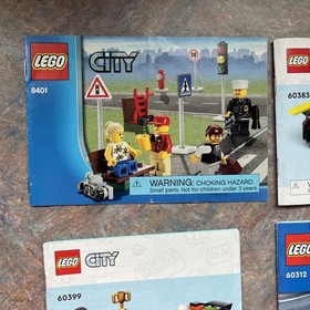 Lego City Instruction Manuals Lot 60251 60312 60399 60383 8401 7641 - READ