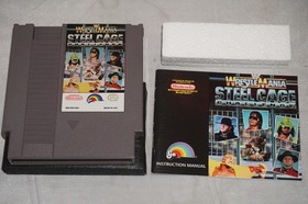 WWF WWE Wrestlemania Steel Cage Challenge (Nintendo NES) Complete in Box CIB