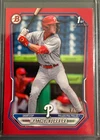 2026 Bowman #BP-110 MATTHEW FERRARA 1st * Red Parallel /5 * SSP * Phillies