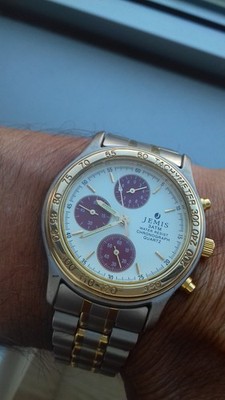 Jemis CHRONOGRAPH HUP940X WATCH VINTAGE NOS UHR MONTRE SALC RELOJ OROLOGIO