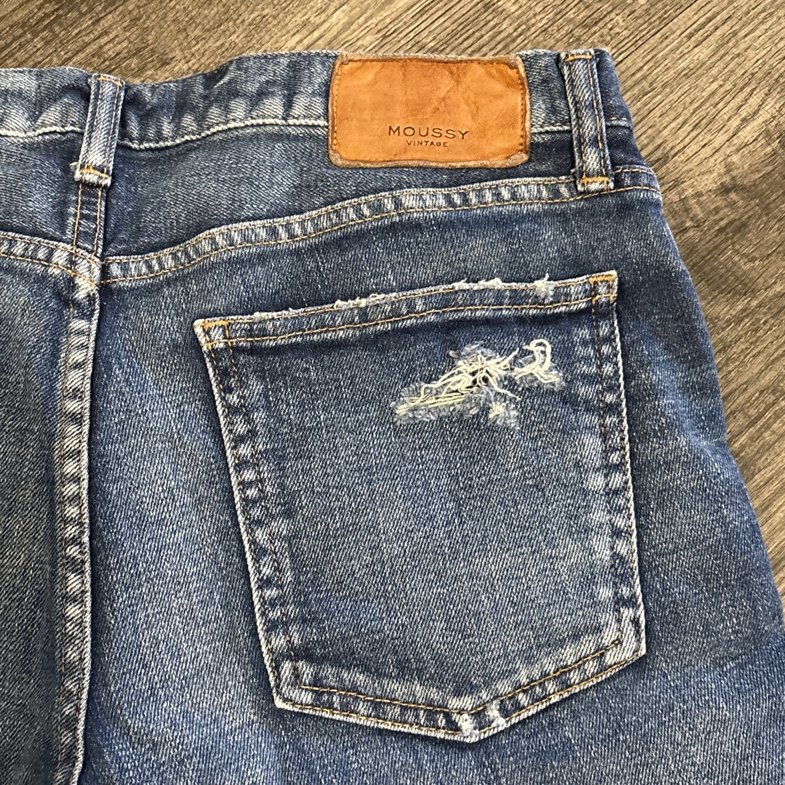 MOUSSY VINTAGE Women's Distressed Skinny Jeans Denim 28 Fits 30 X 26 - View 14