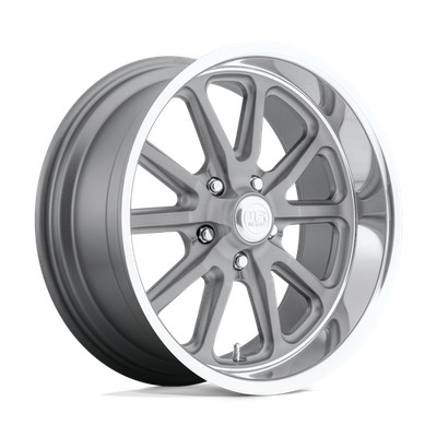 15 Inch Wheel Rim US Mag U111 Rambler Gray Machined 15x7 5x4.5 +1mm New