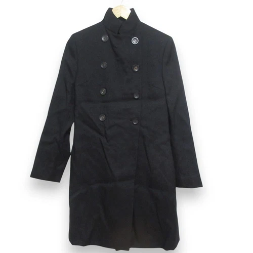 Cappotto Vintage Gucci Tom Ford Misto Lana Doppio Bottone Stand Collare Taglia 40 Bla