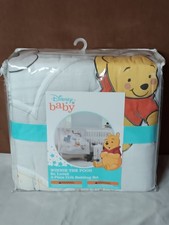 NEW SEALED Disney Baby Winnie The Pooh So Loved 3-Piece Crib Bedding Set
