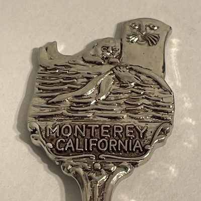 工芸品 California Old school spoon Monterey California Vintage Souvenir Spoon Collectible | eBay