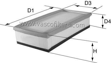 Fits VASCO BREYKO A331 AIR FILTER  ⭐UK Stock⭐
