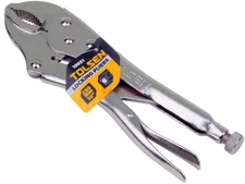 10in 250mm Locking Mole Wrench Vise Grips Curved Jaw Lock Clamp Pliers