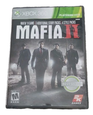 Platinum Hits Mafia II 2 Xbox 360 Complete W/Manual, Map & Both Discs