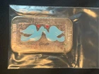 A CEECO 1 Oz 999 Silver Enameled I LOVE YOU 4 Languages Rare Art Bar Ingot
