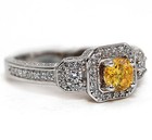 1CT Heat Treated Yellow Topaz 925 Solid Sterling Silver Ring Jewelry Sz 6 PC13-7 — photo 2