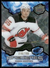 2021-22 Upper Deck Ice #185 Mason Geertsen Green #/799