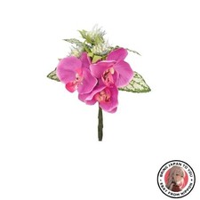 Nouveau mini bouquet de fleurs d'autel bouddhiste Hasegawa Phalaeno PK rose a...