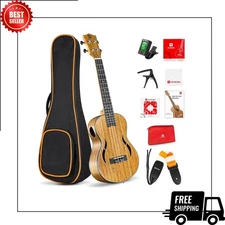 Tenor Ukulele 26" Walnut Acoustic Hawaii Beginner Set with Accessories
