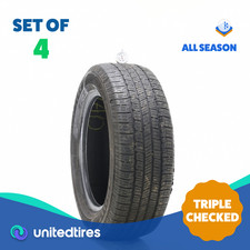 Set Of 4 Used 22560r17 Goodyear Reliant All-season 99v - 632