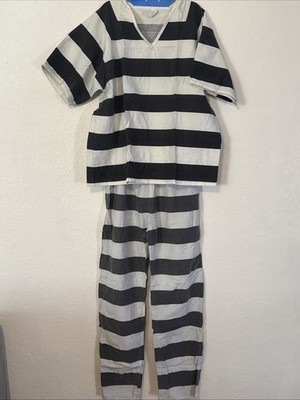 Authentic Uniform Jail Inmate Prison Stripes XL TCI Brand USA