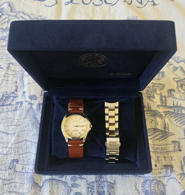 Grand Seiko SBGF017 Tatami Dial Quartz 8J56 – Rare Textured Dial